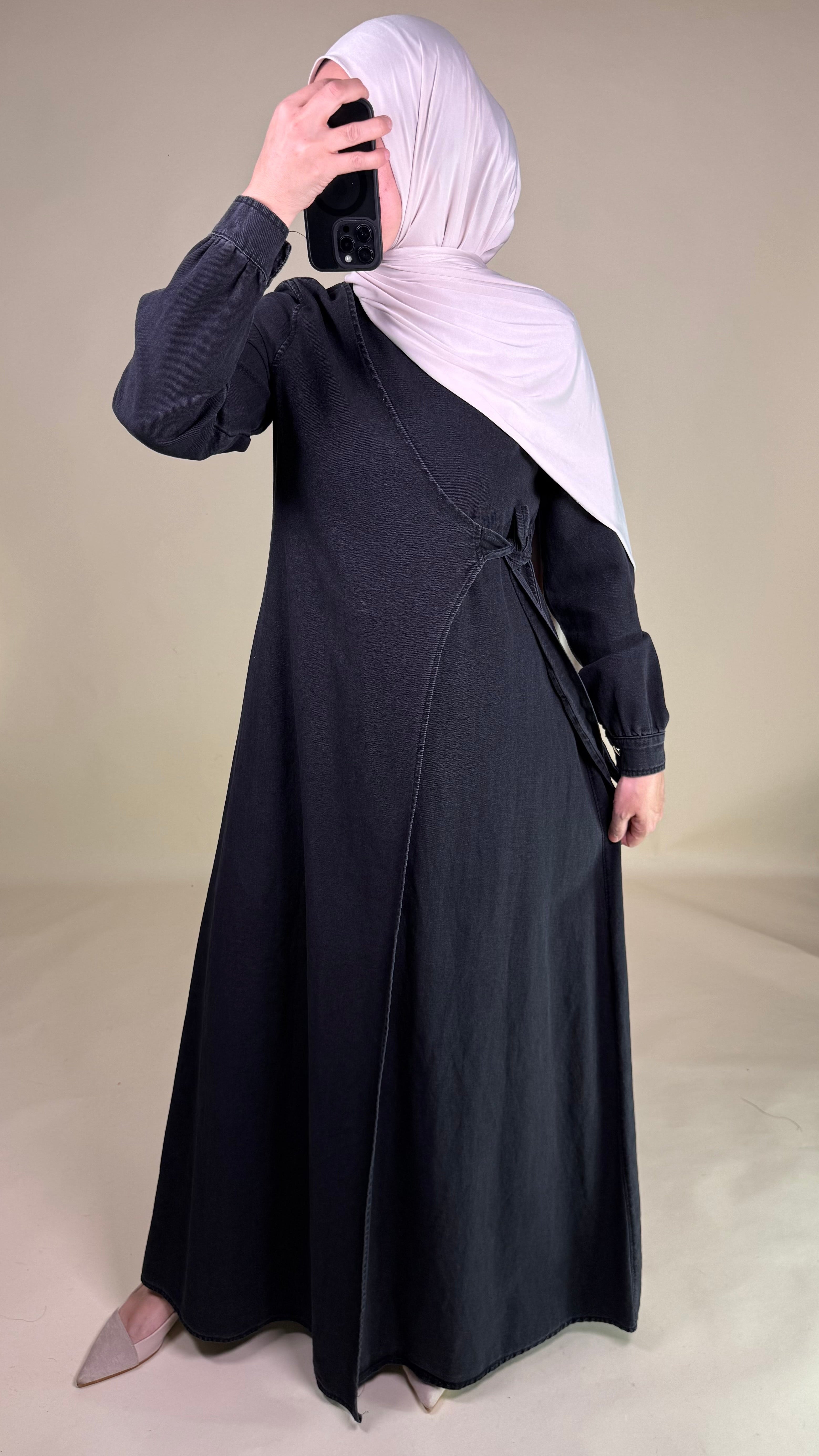 Aria Jeans-Wickelkleid