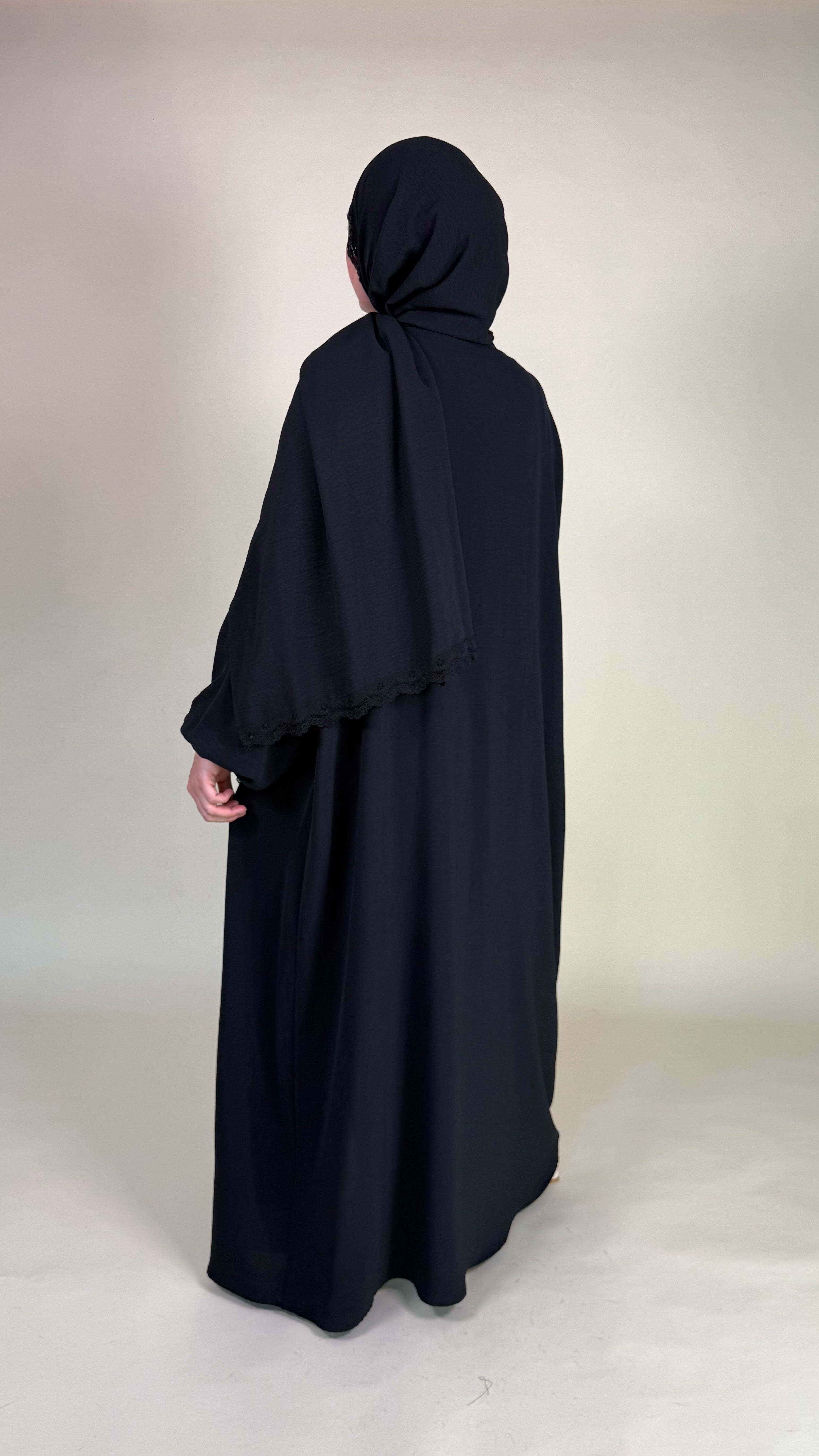 Gebetskleid mit integriertem Schal (Größe)