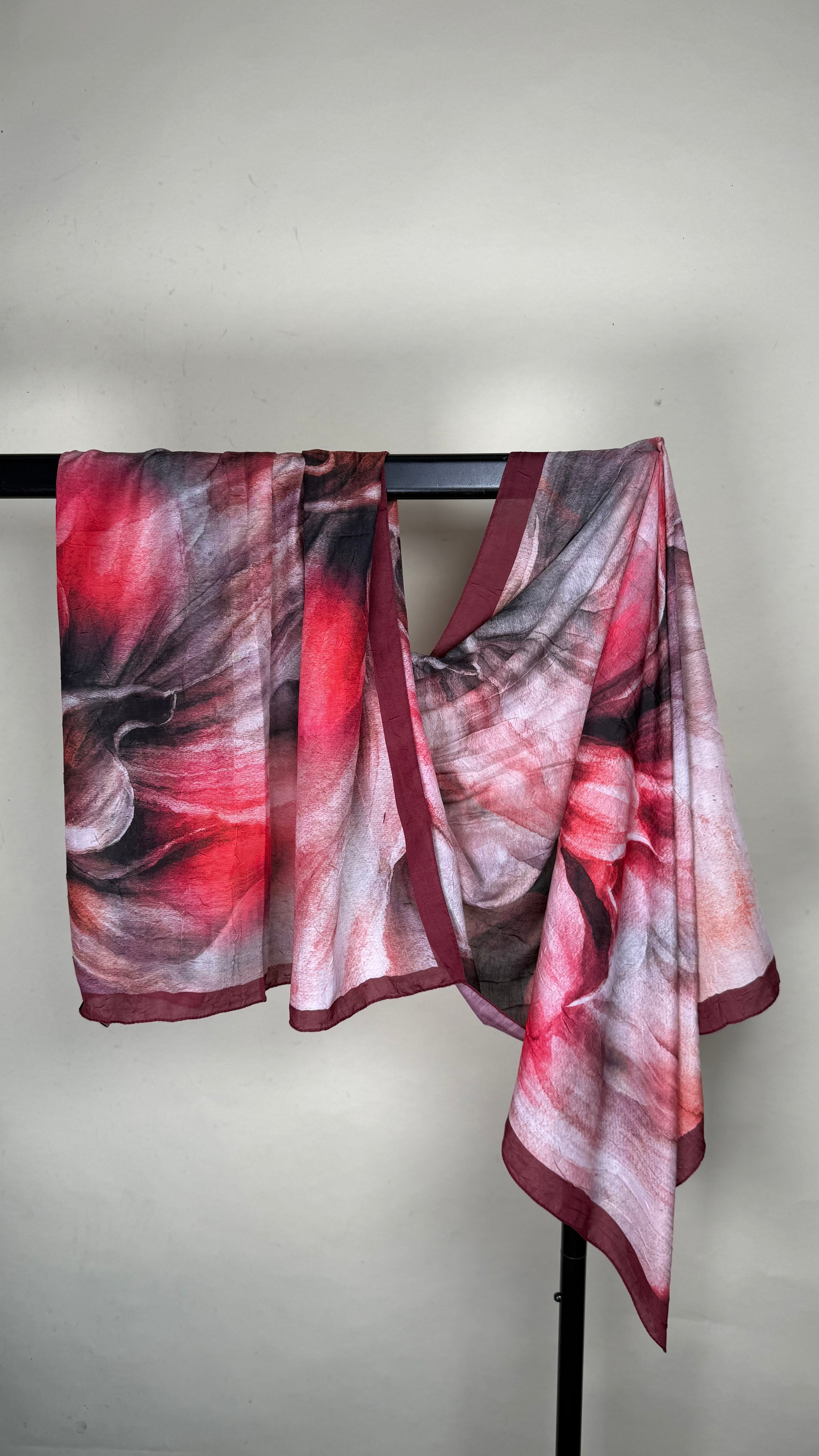 Bamboo Hijab mit Muster