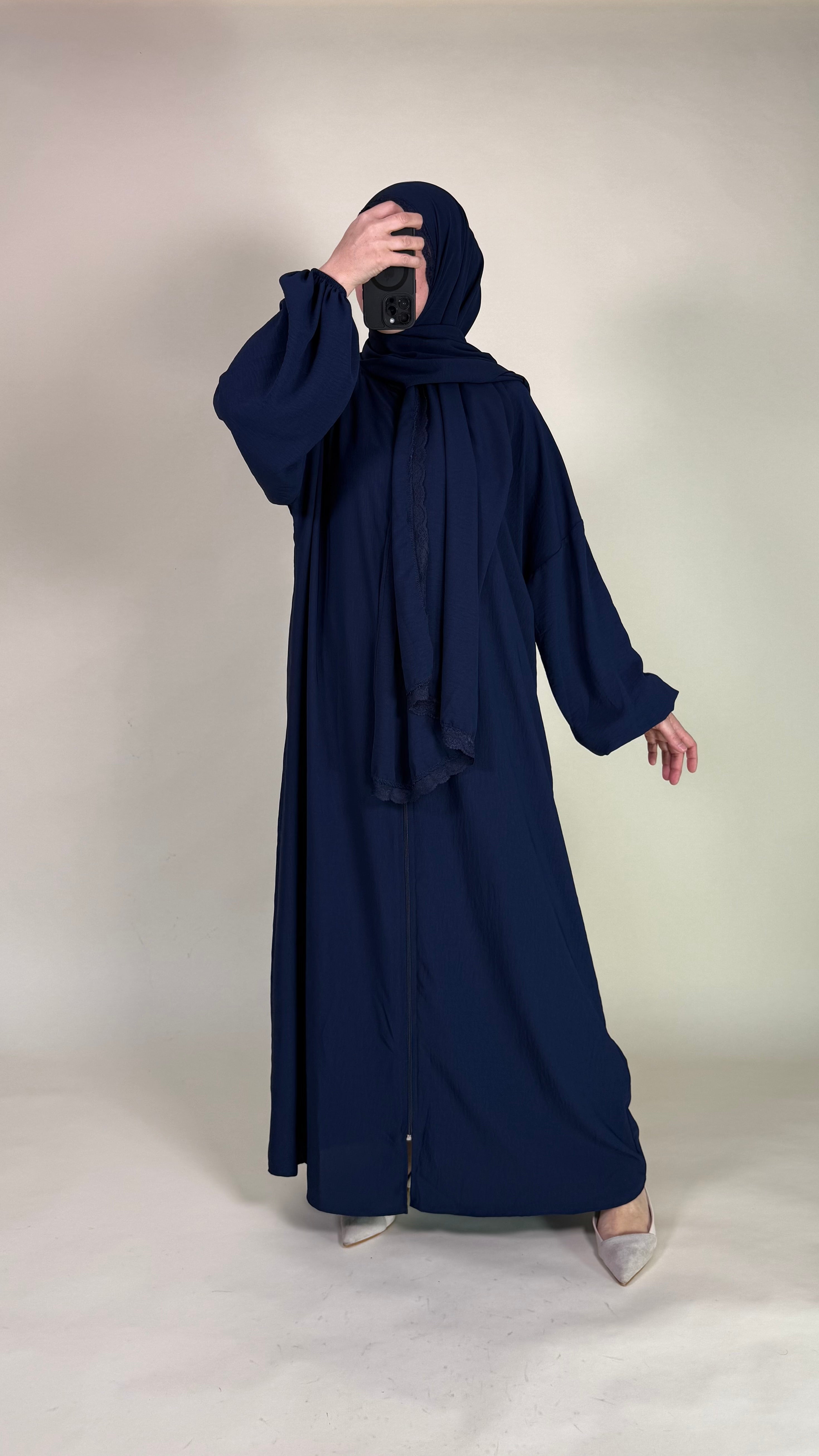 Gebetskleid mit integriertem Schal (Größe)