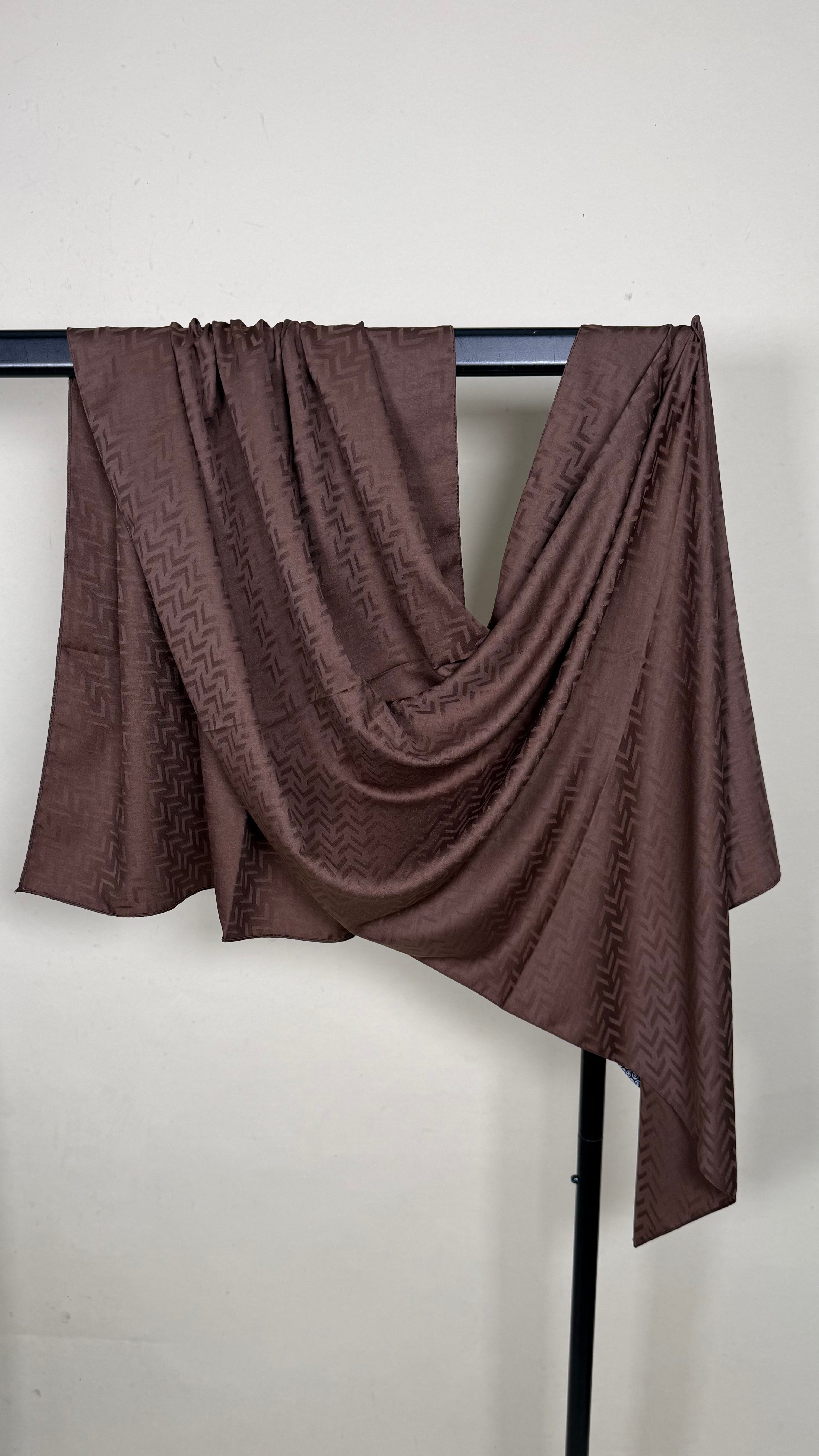 Fischgrätenmuster - Jacquard Hijab