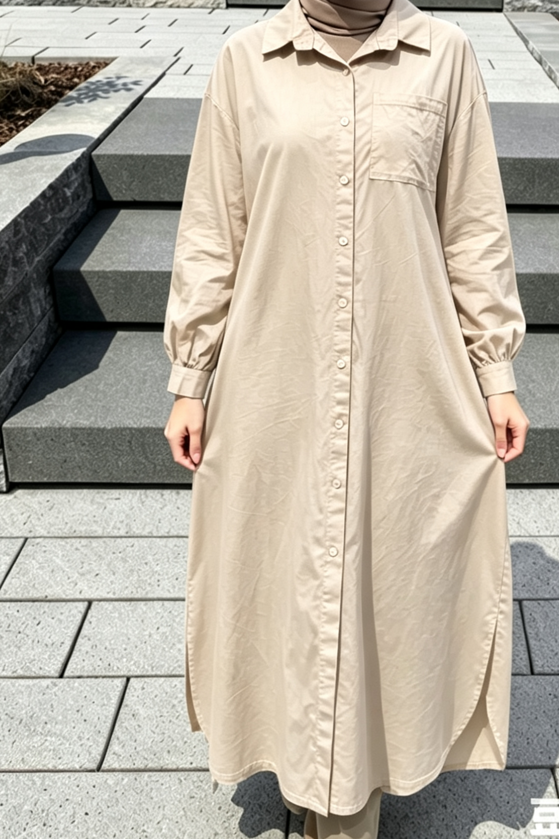 Oversize Cotton Hemd
