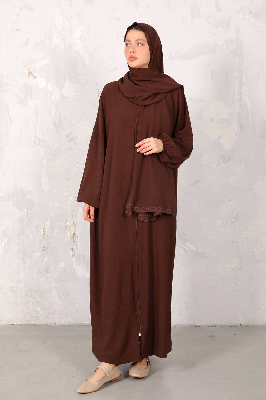 Gebetskleid mit integriertem Schal Standard