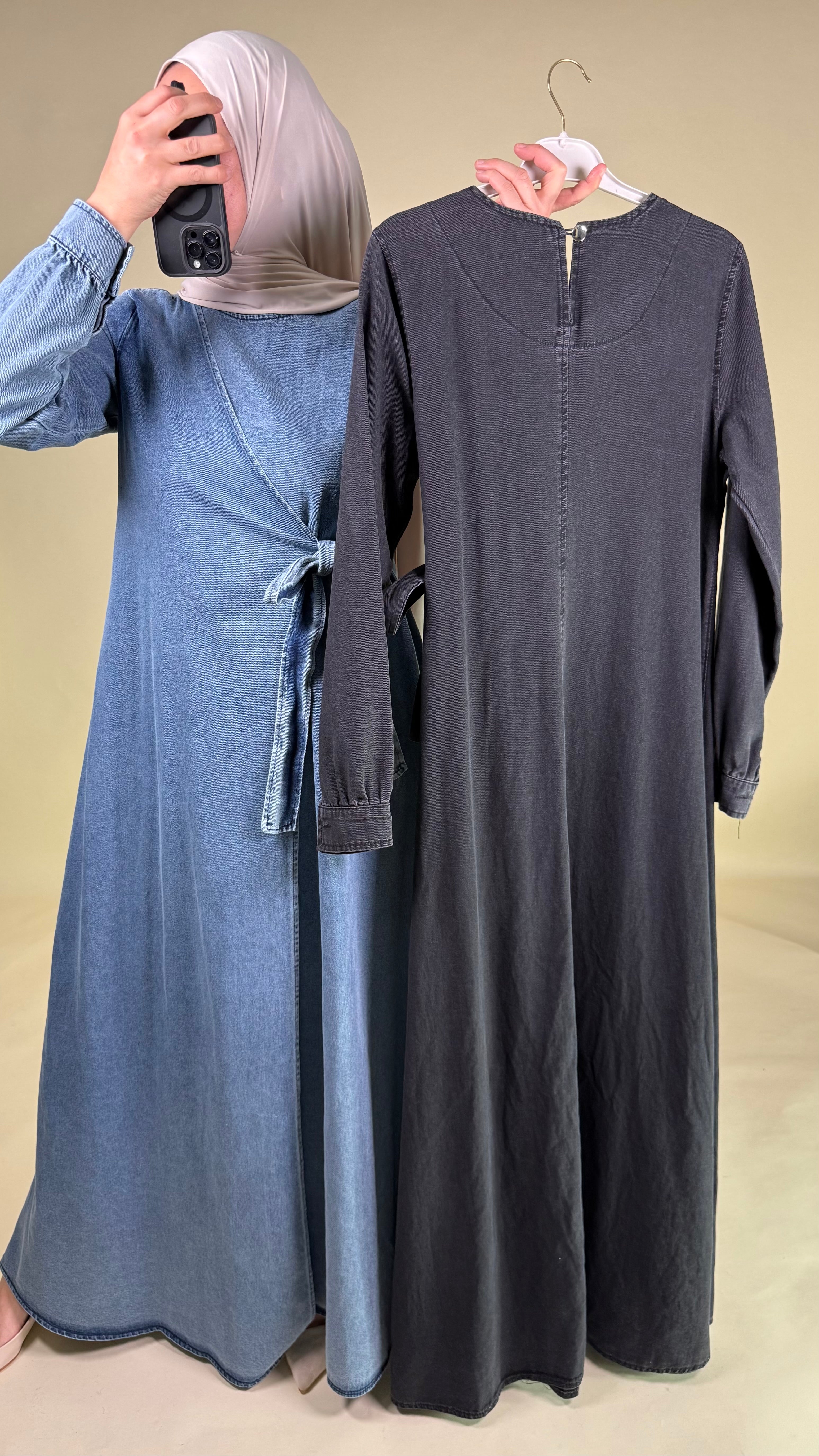 Aria Jeans-Wickelkleid