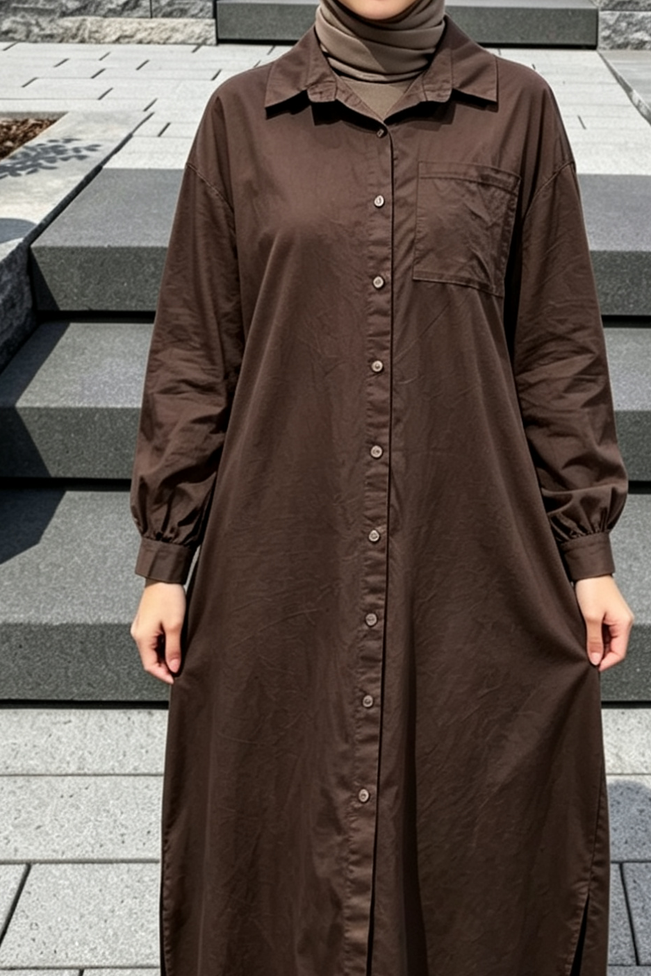 Oversize Cotton Hemd