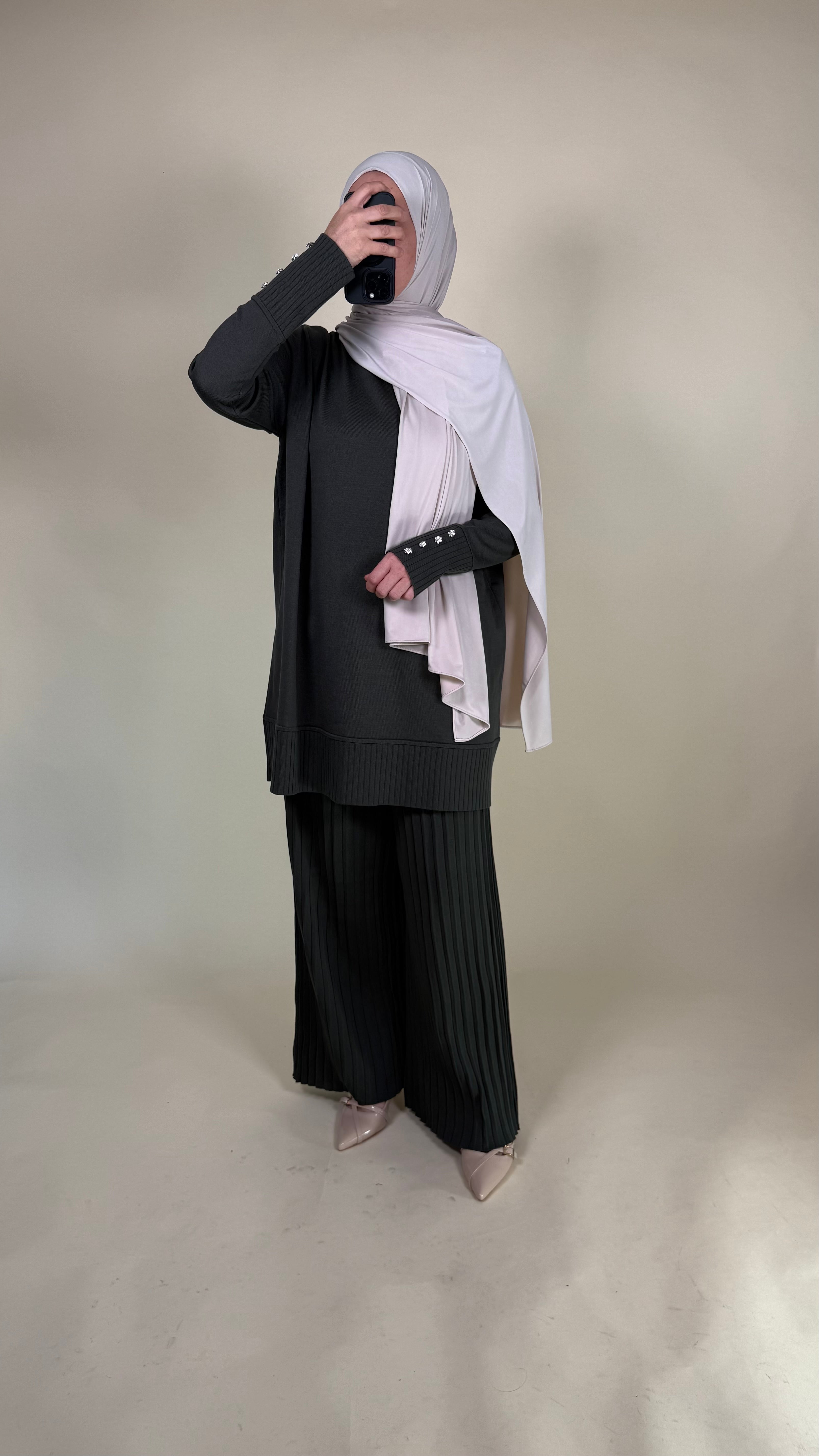 Elva Zweiteiler aus merzerisierter Baumwolle Standard