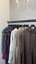 Long Hoodie-Zipper