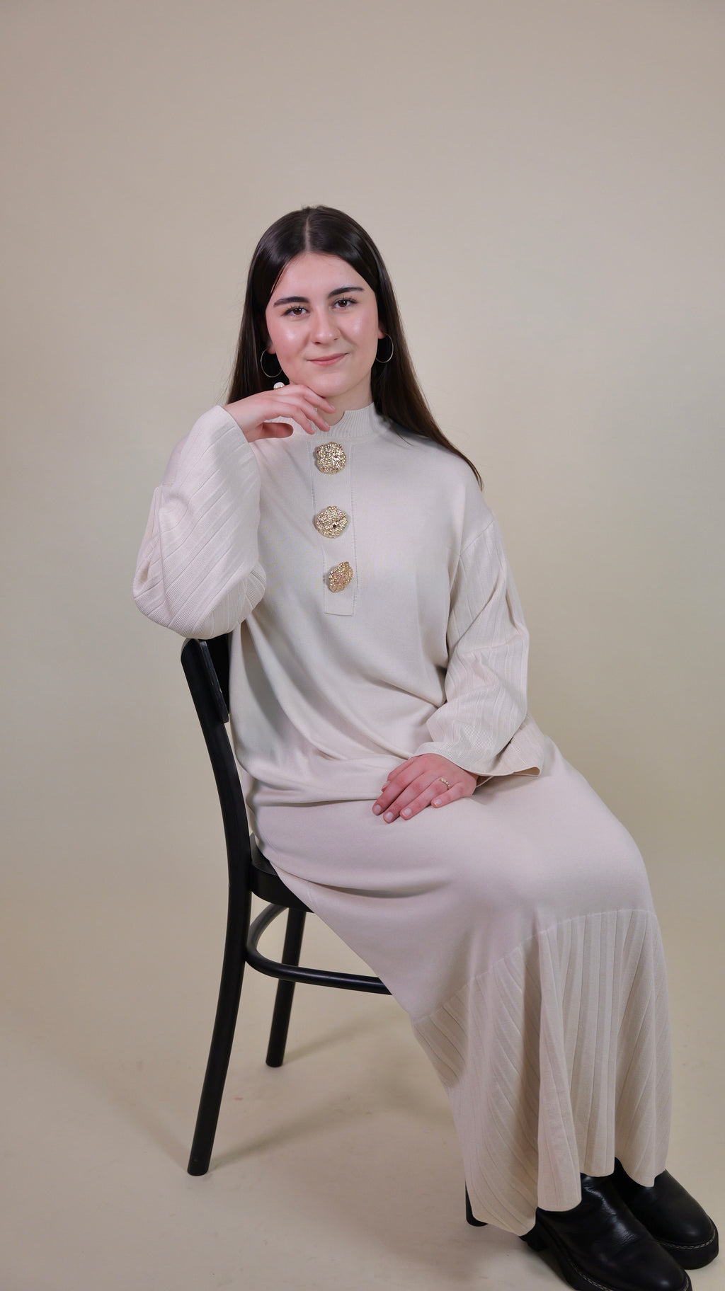 Sümbül Kleid aus merzerisierter Baumwolle