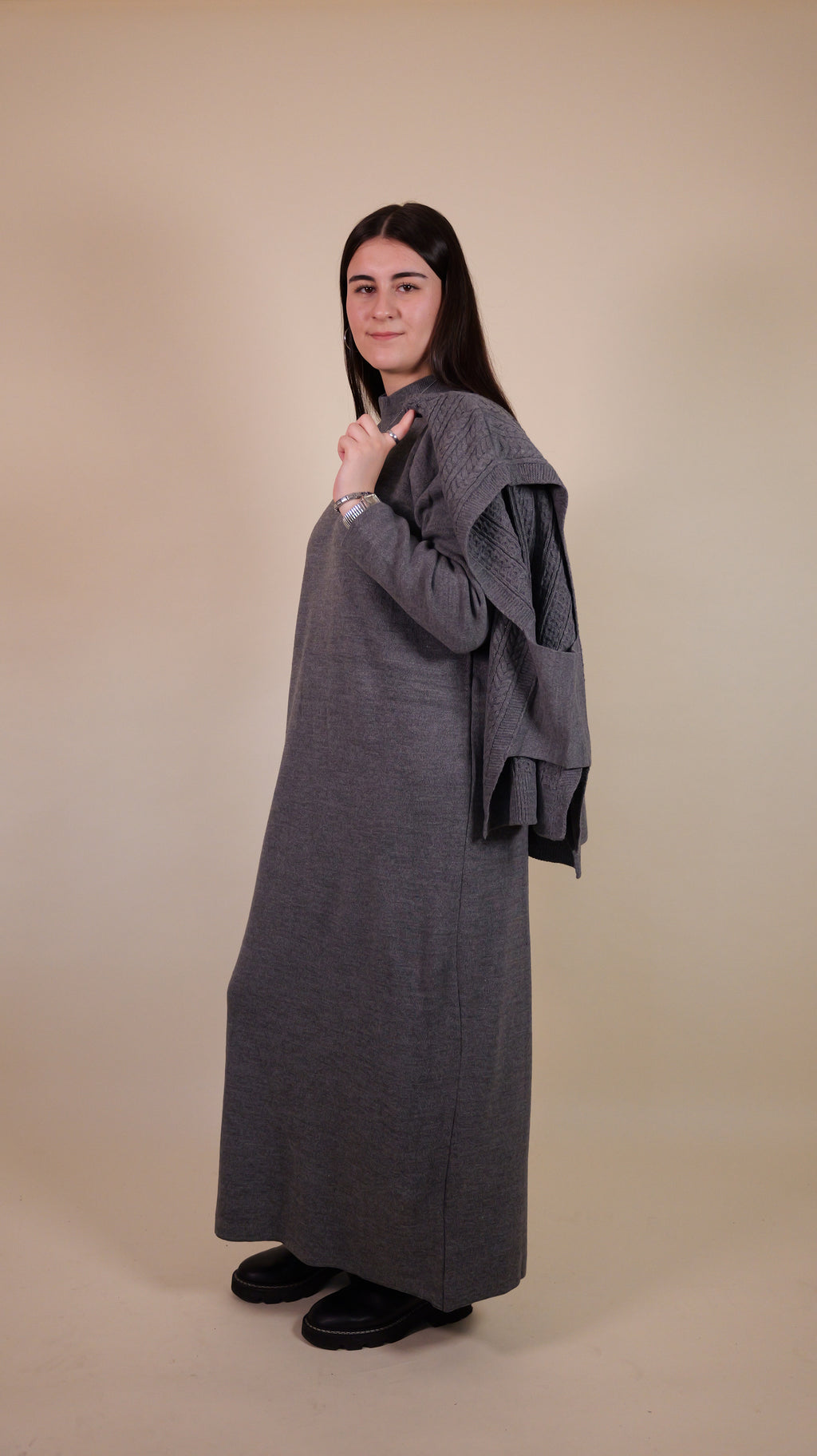 Luna Kleid mit Pullunder