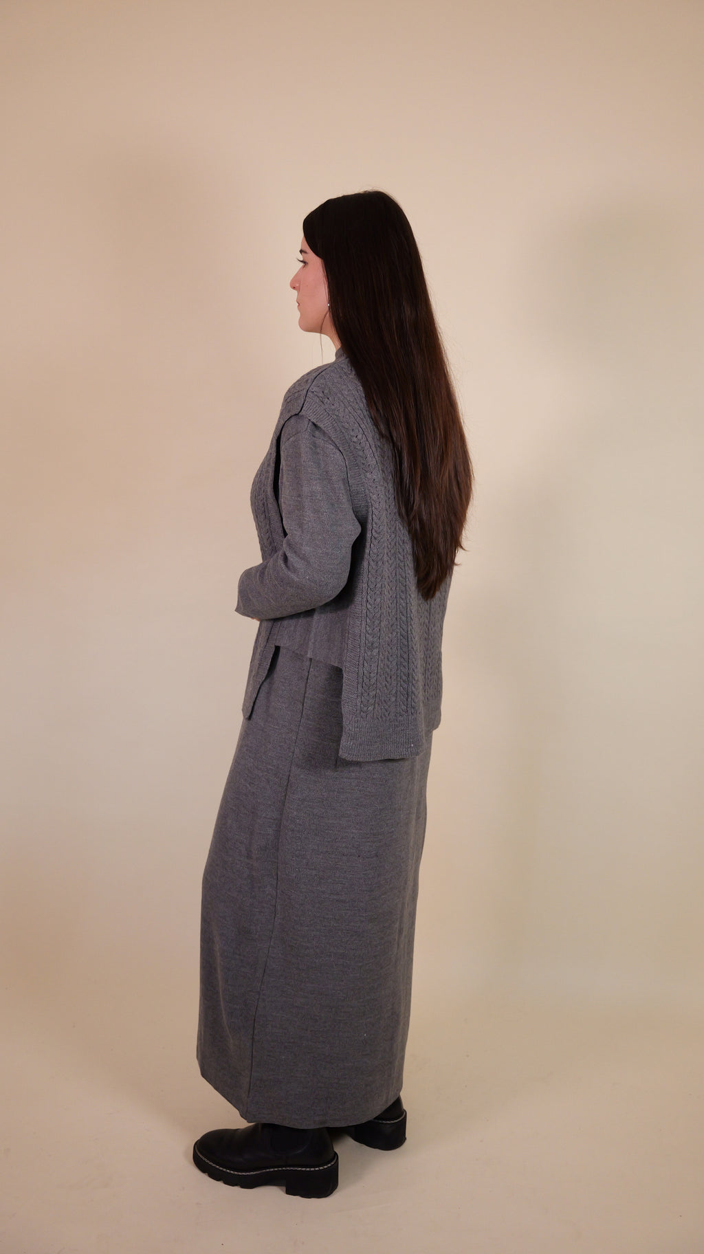 Luna Kleid mit Pullunder