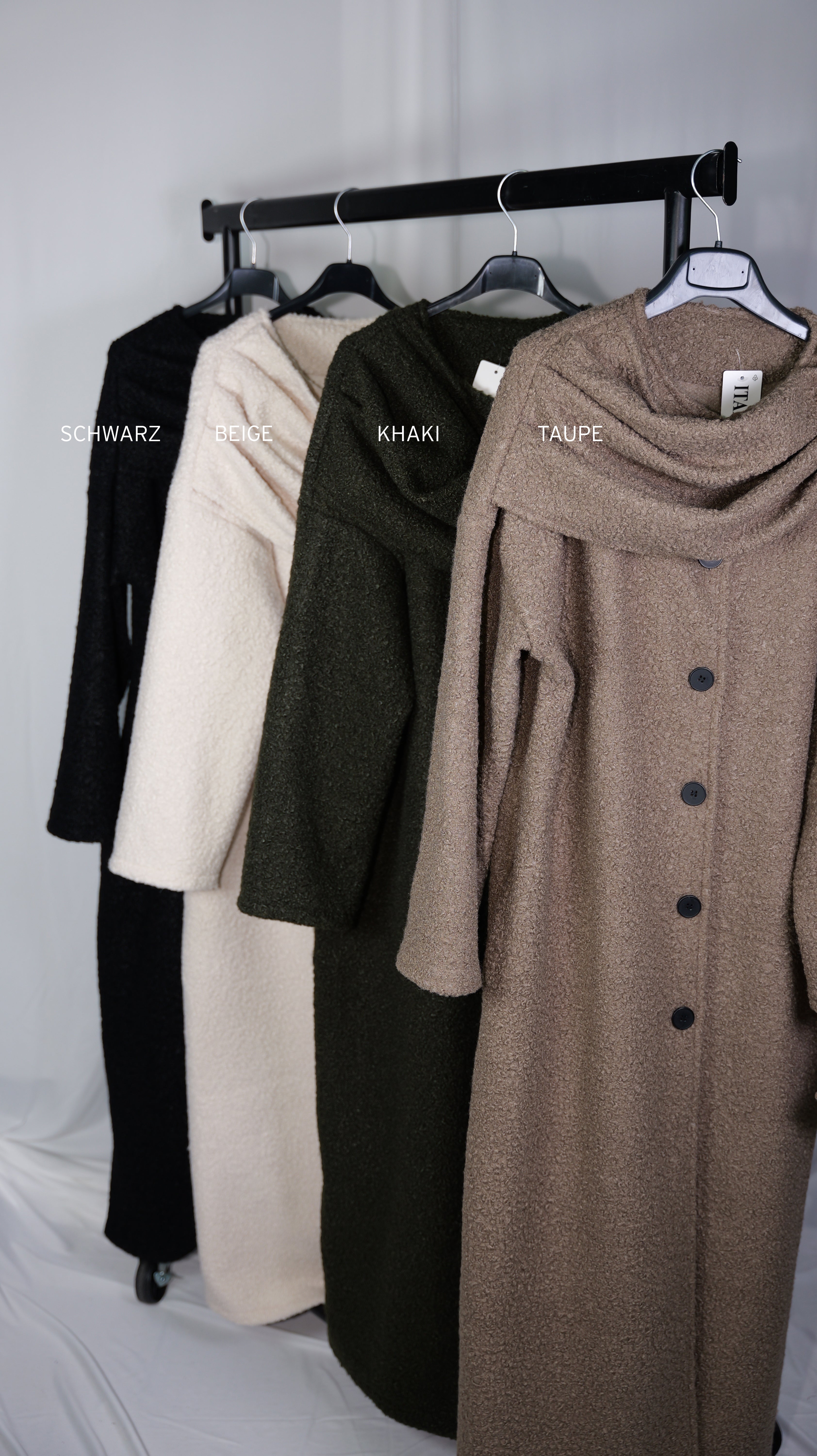 Sera Teddy-Mantel mit Schal