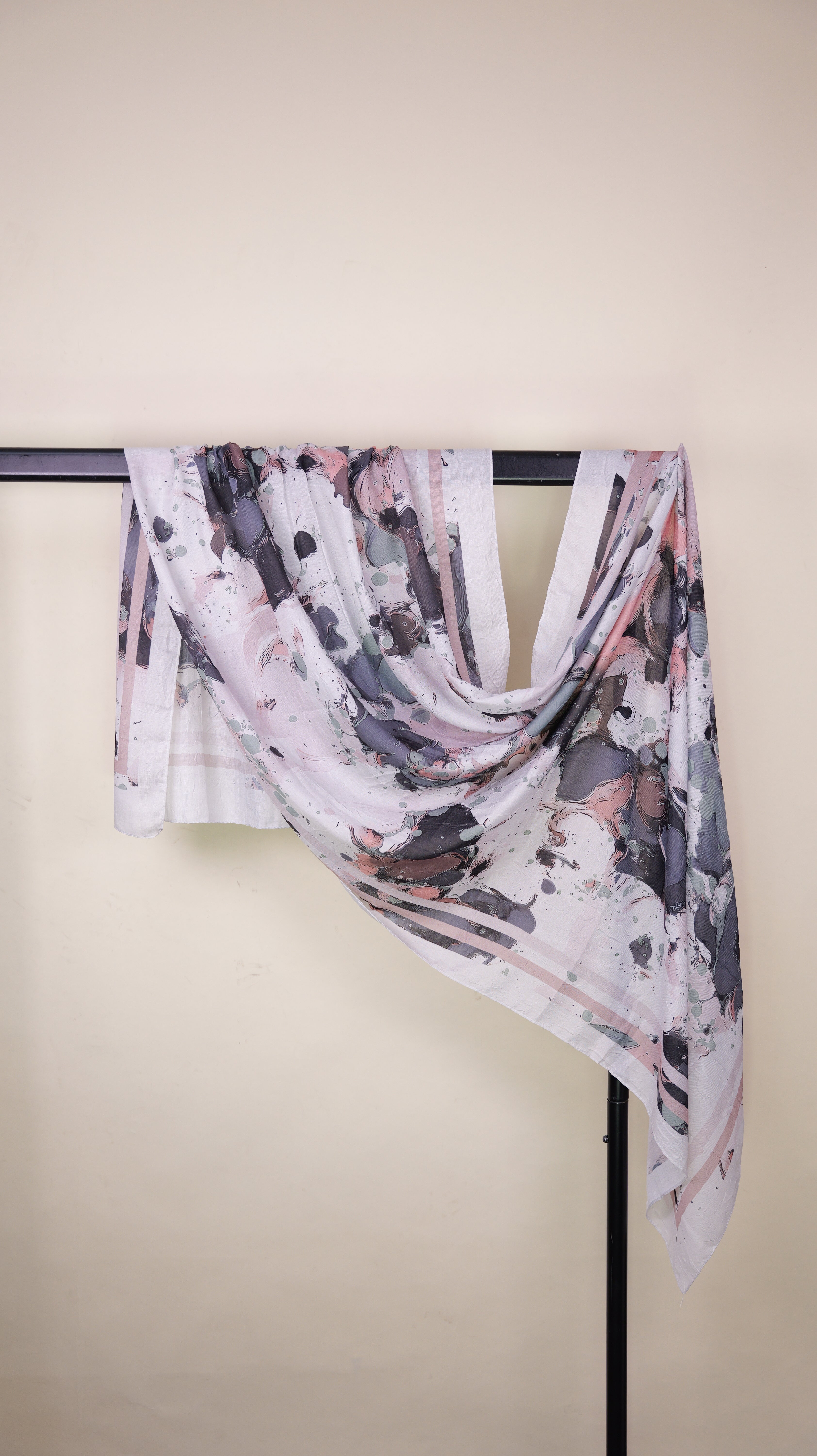 Bamboo Hijab mit Muster