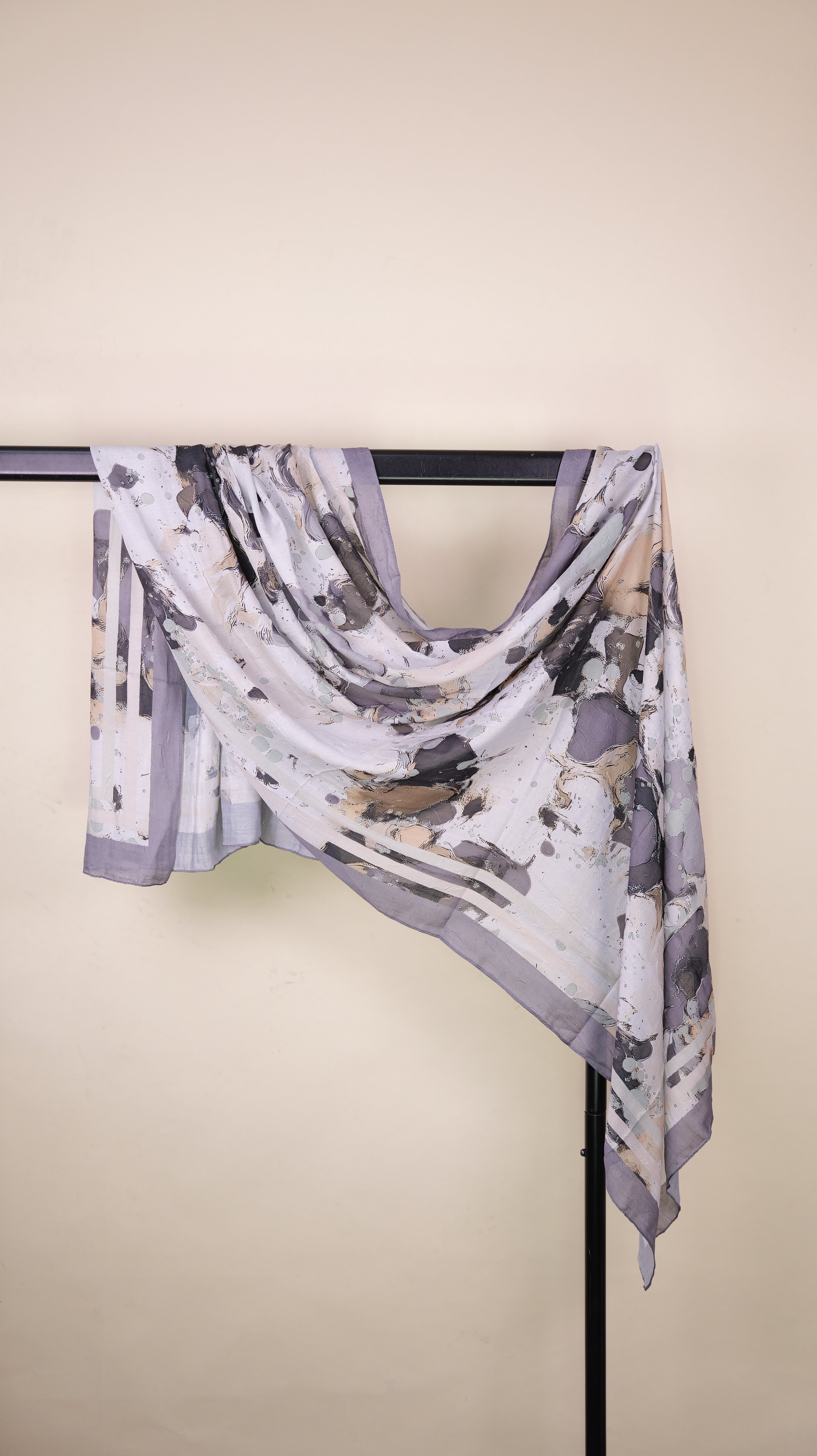 Bamboo Hijab mit Muster