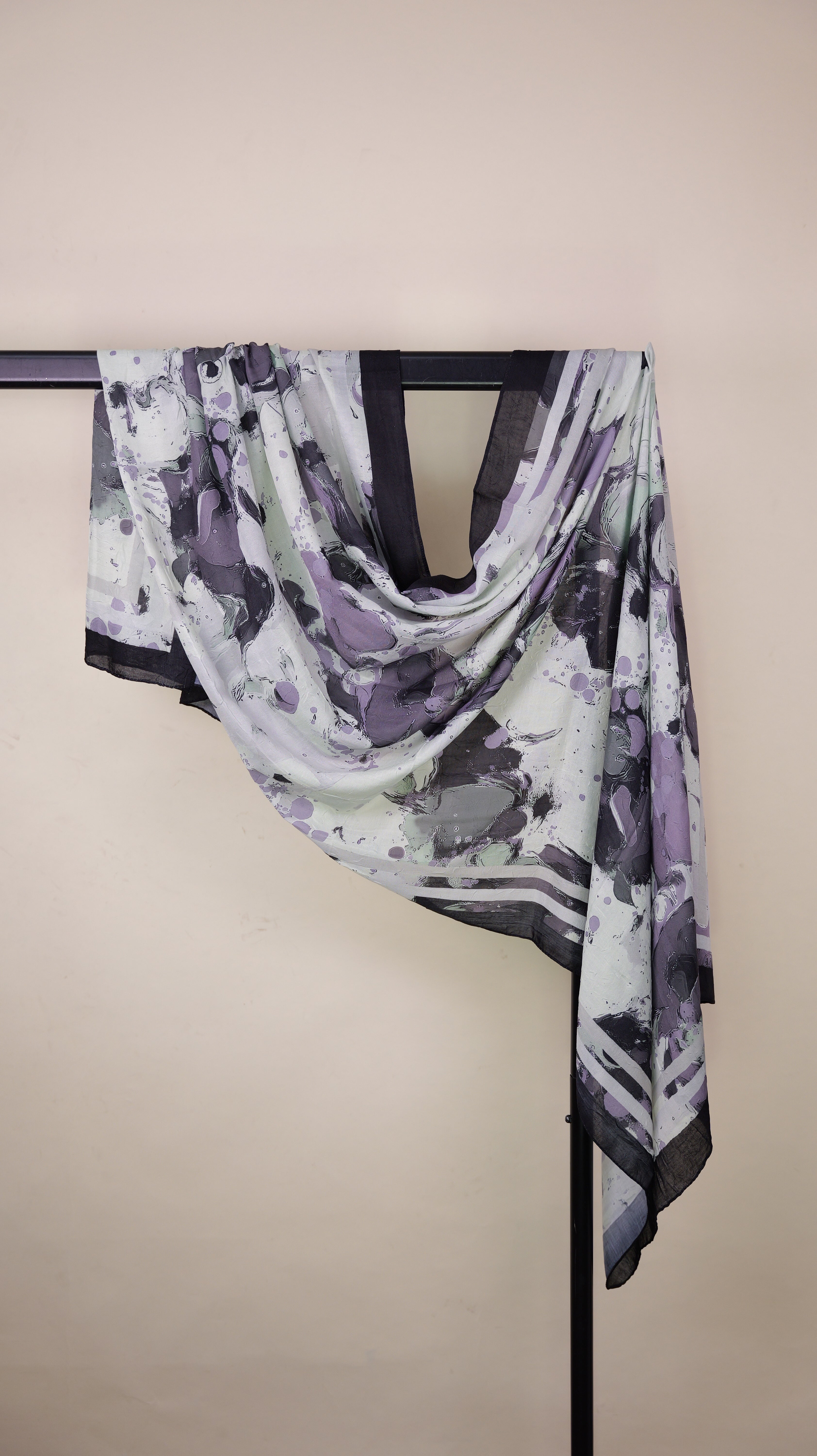 Bamboo Hijab mit Muster