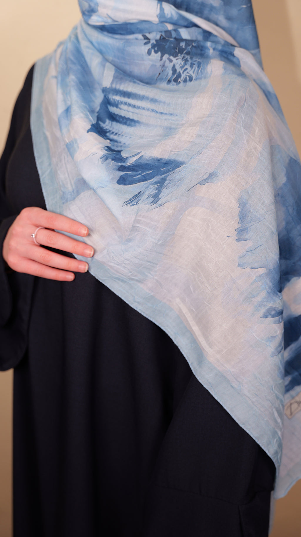 Bamboo Hijab mit Blumenmuster