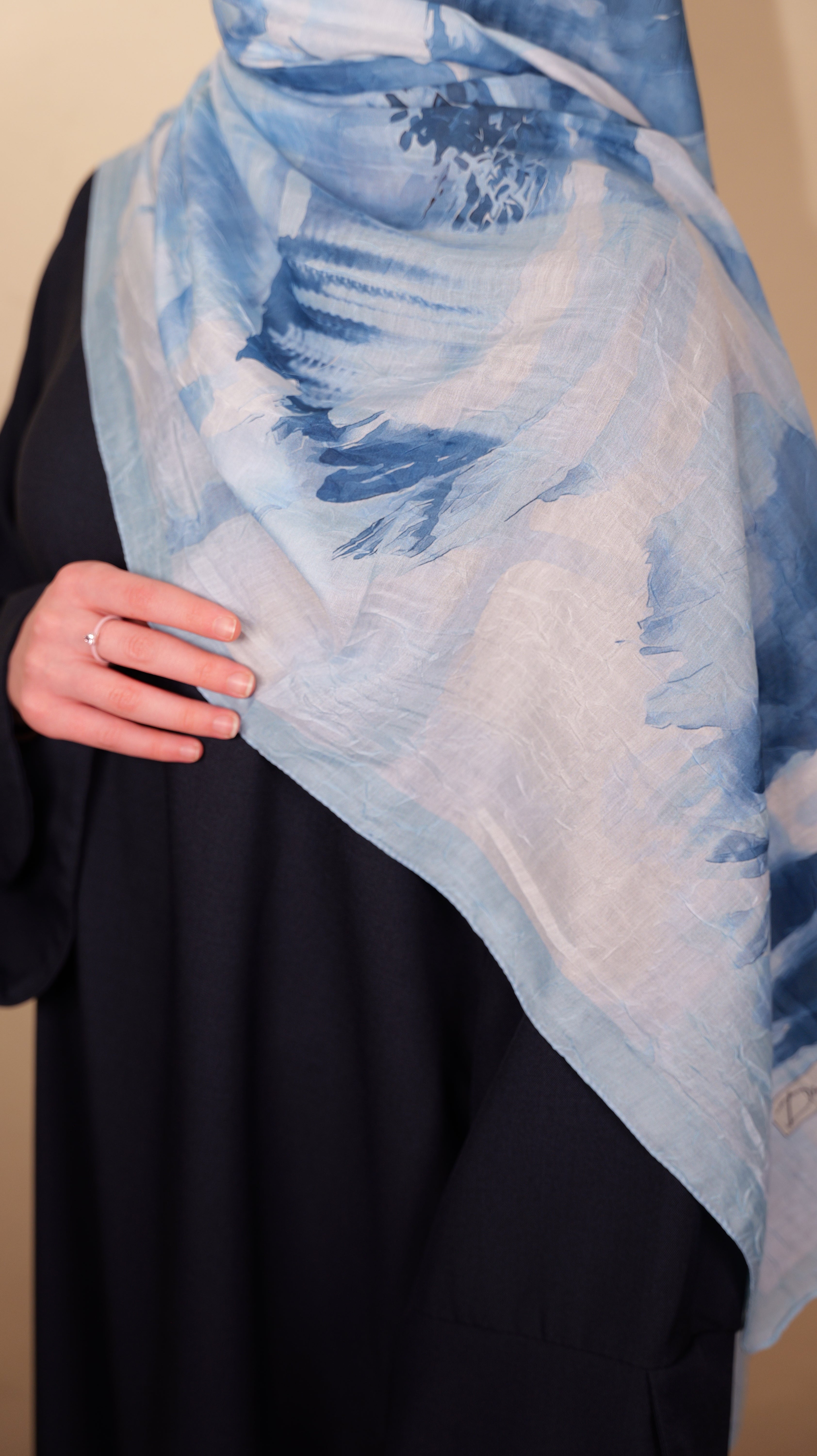 Bamboo Hijab mit Blumenmuster