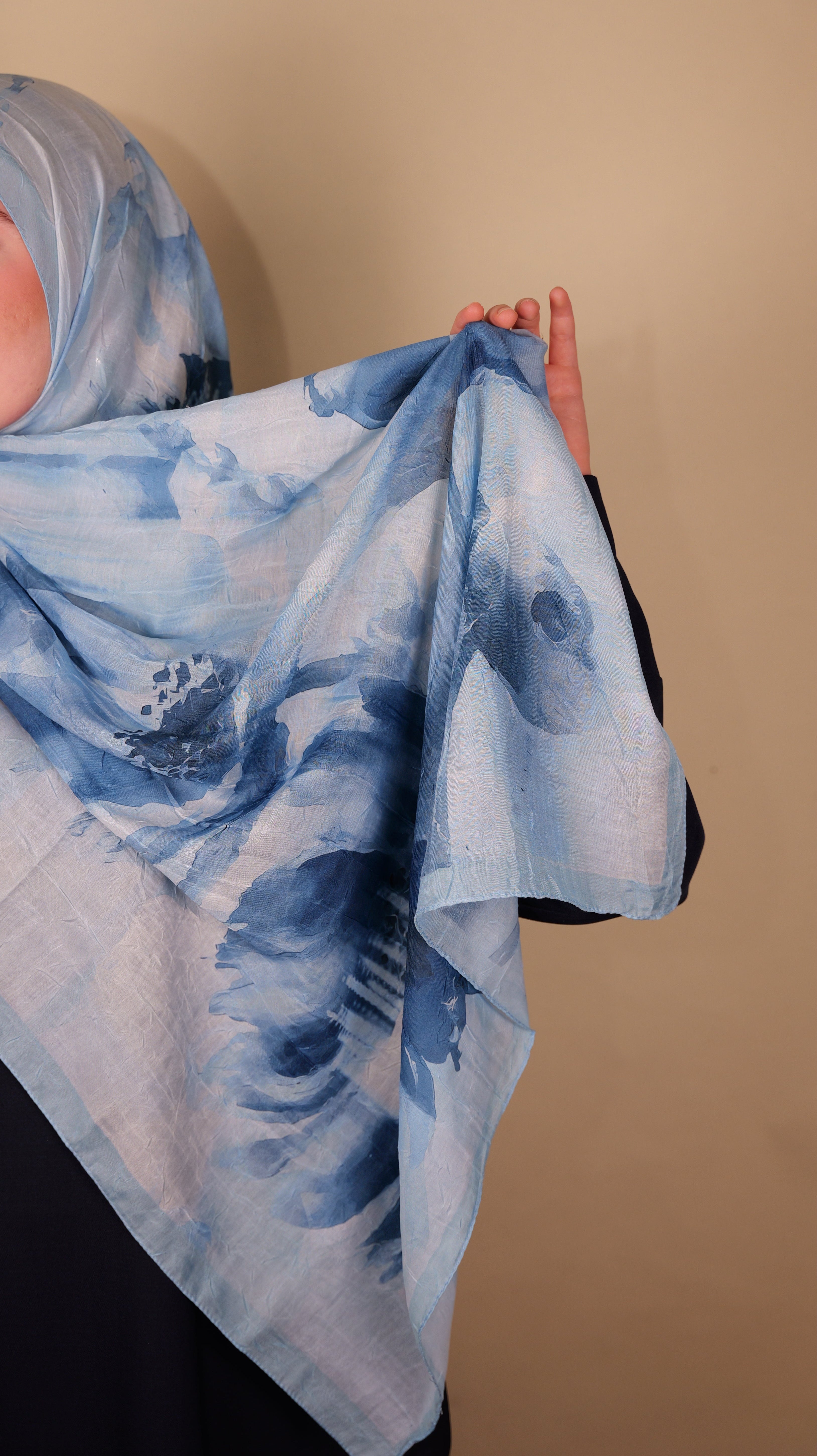 Bamboo Hijab mit Blumenmuster