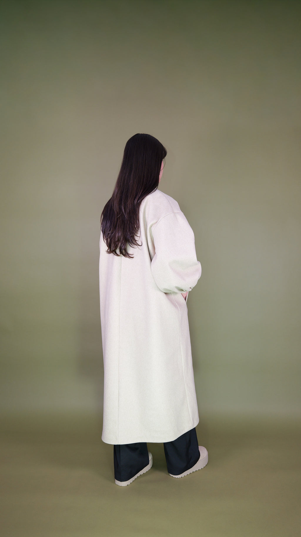 Mantel mit Ballonärmeln