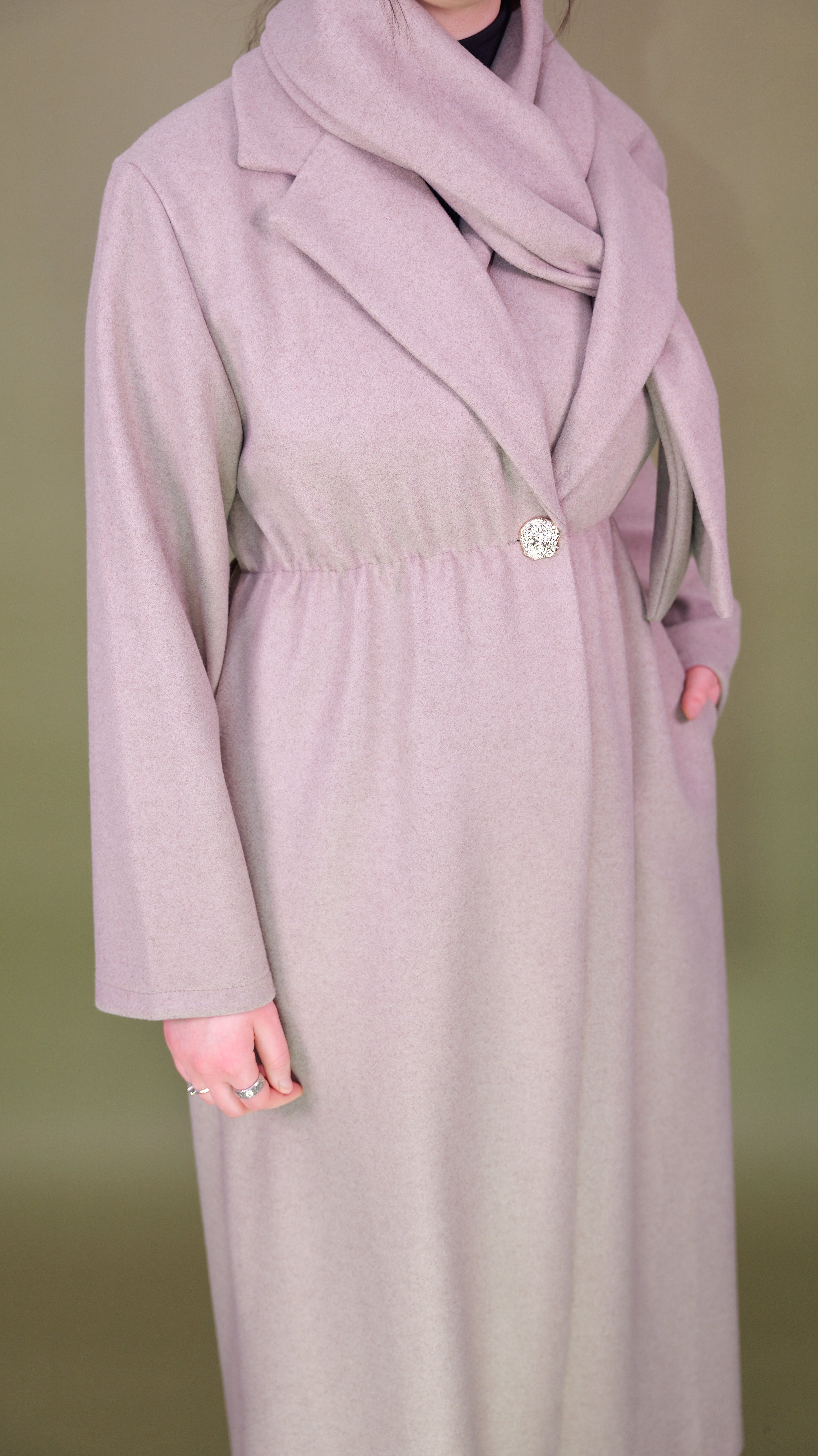 Alara Mantel mit Schal