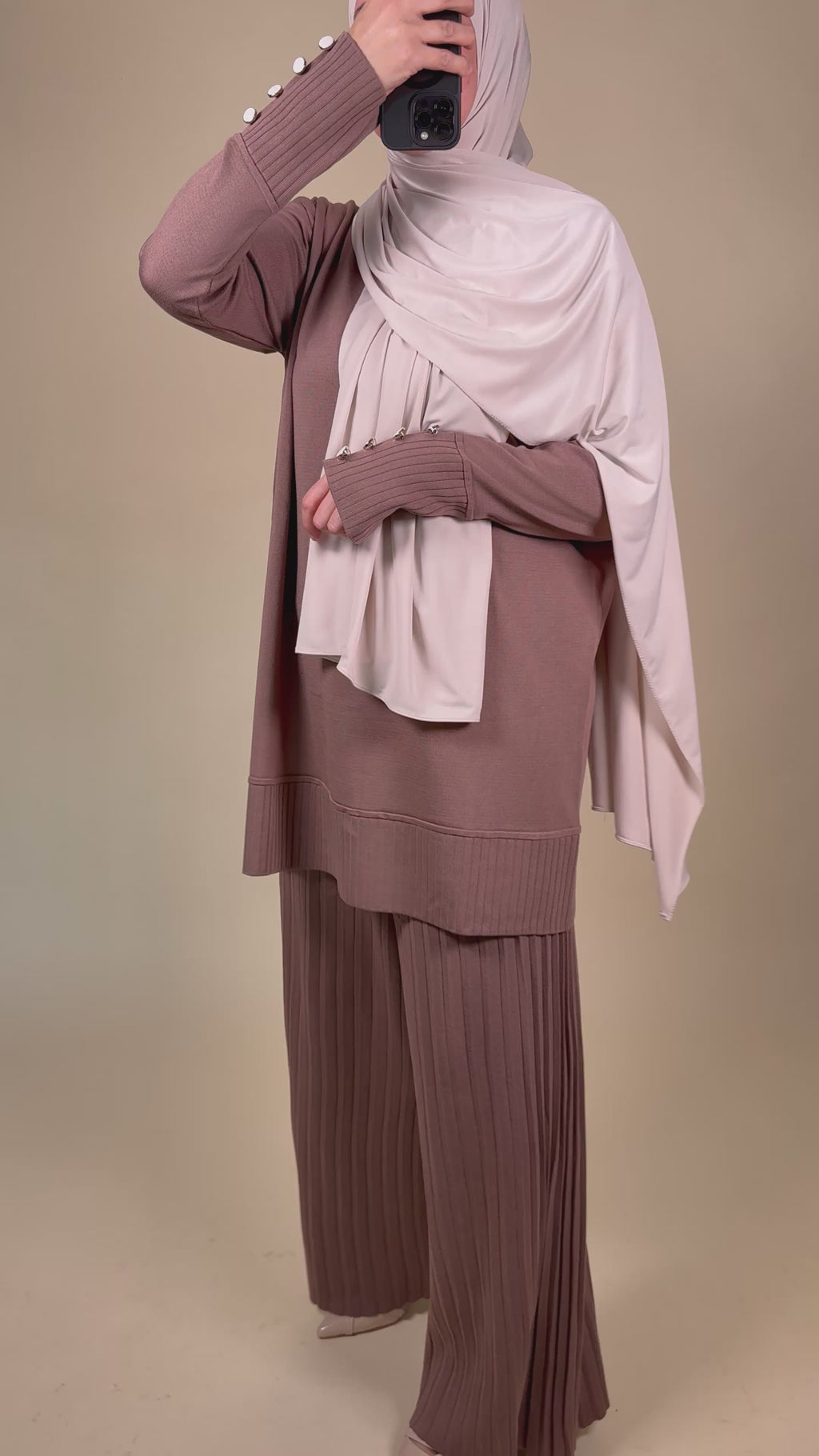 Elva Zweiteiler aus merzerisierter Baumwolle Standard