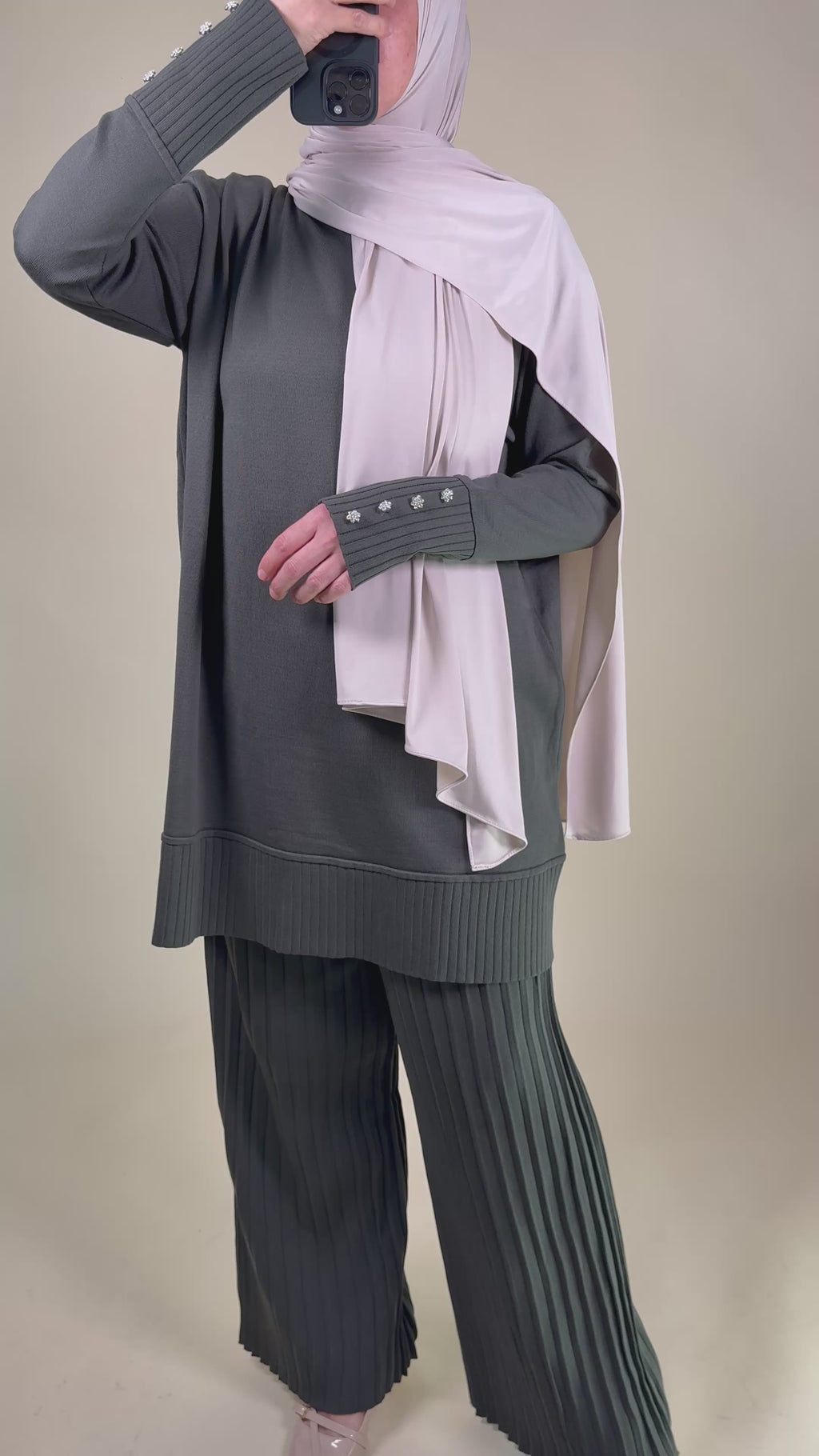 Elva Zweiteiler aus merzerisierter Baumwolle Standard