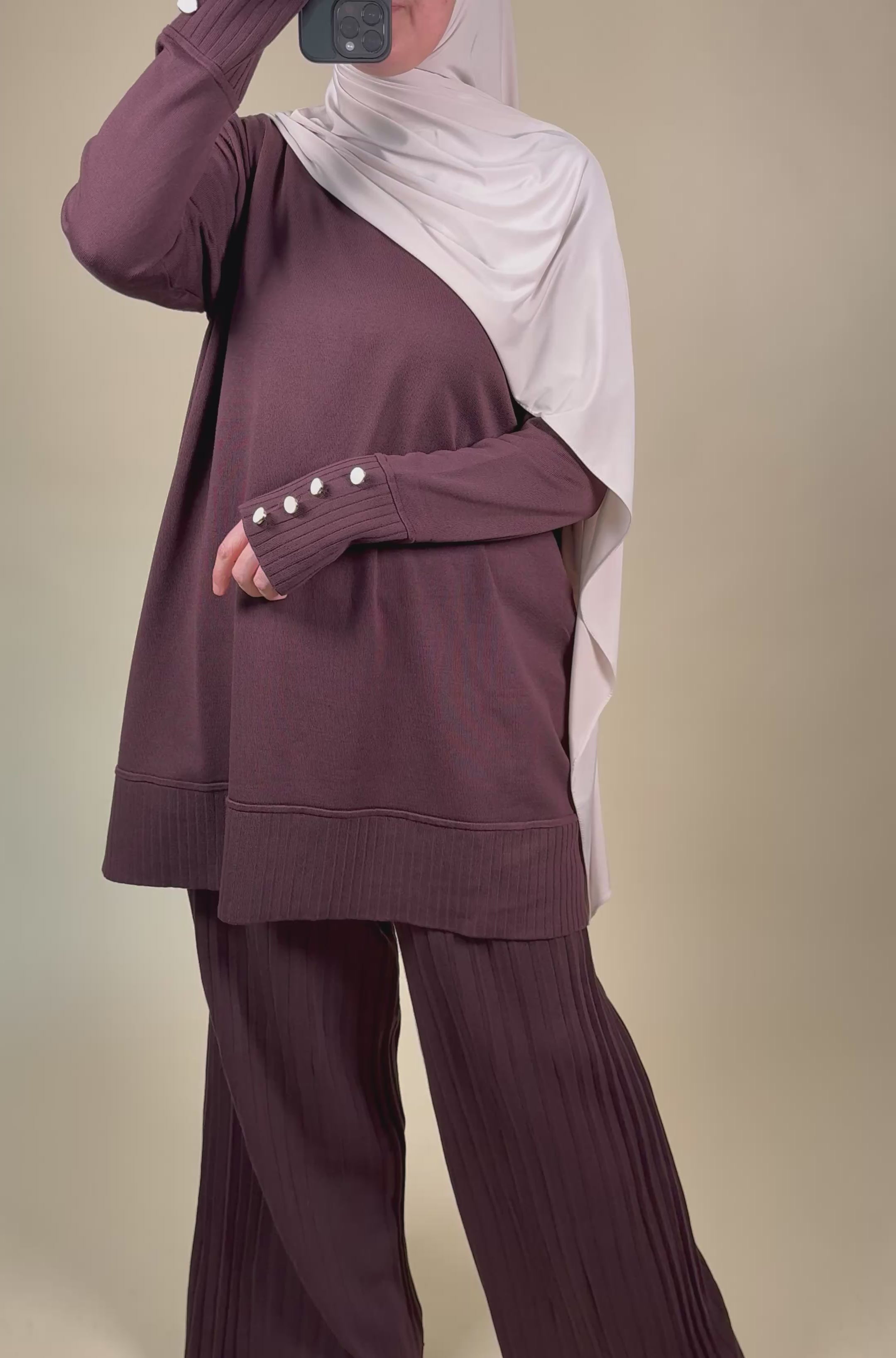 Elva Zweiteiler aus merzerisierter Baumwolle Standard